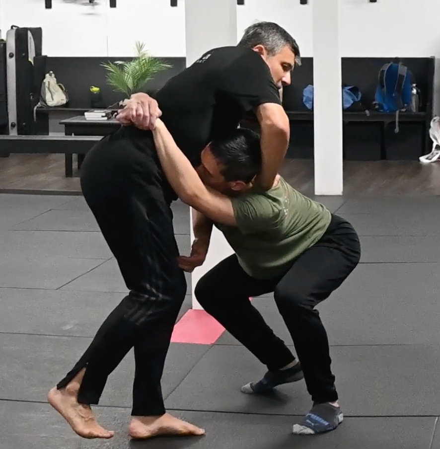 martial artist training