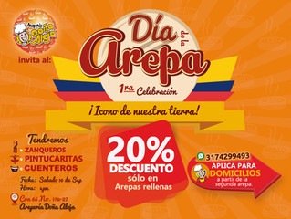 Celebración del Día de la Arepa