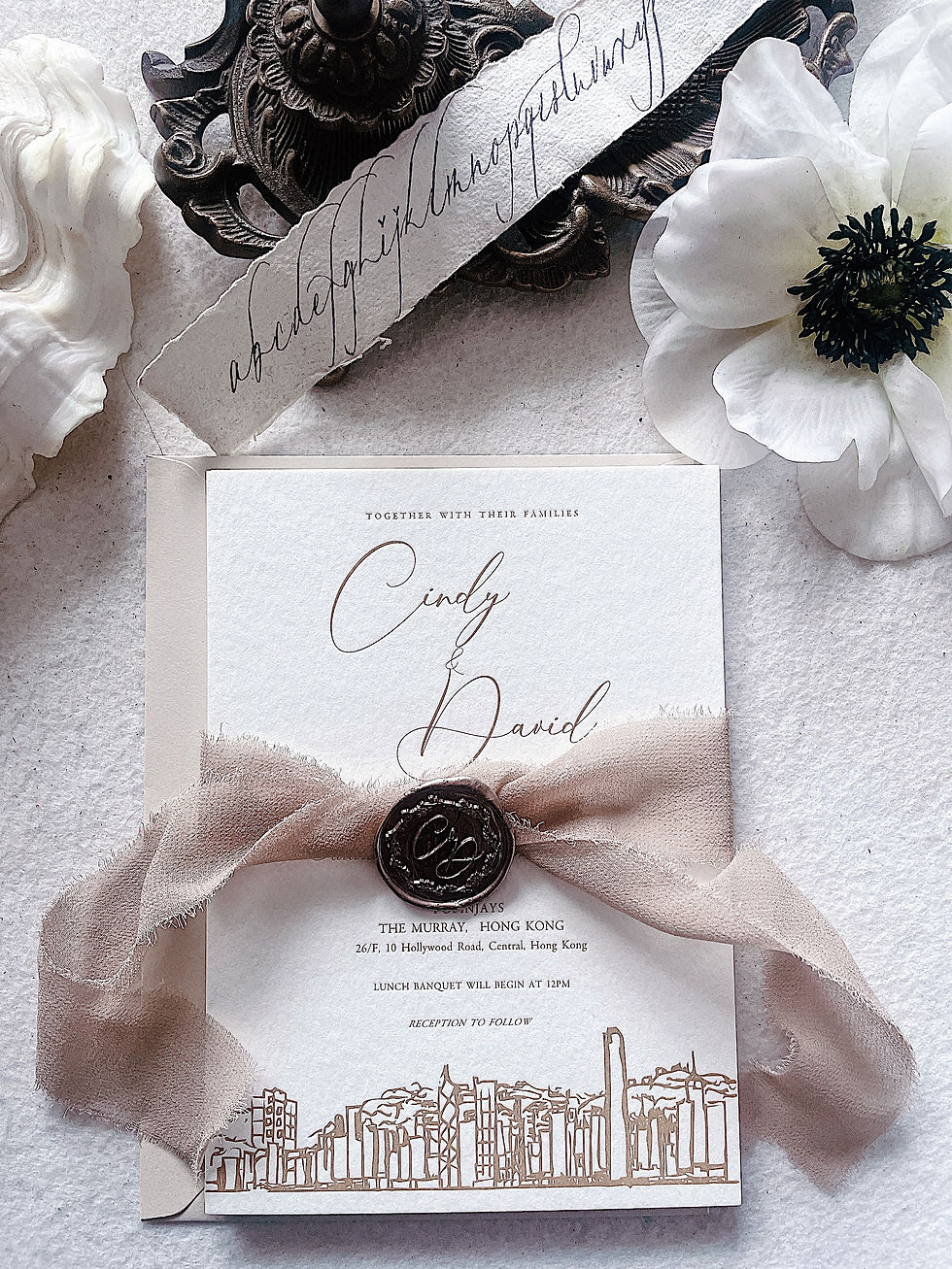 Thumbnail: [HONG KONG ] WEDDING INVITATION CARD COTTON PAPER ( MIN 50)