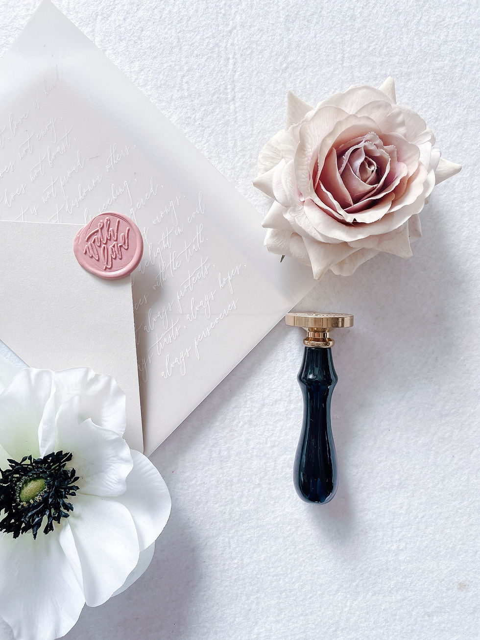 縮圖：[WITH LOVE] - WAX SEAL STAMP  COLLECTION + 50'S WAX BEADS