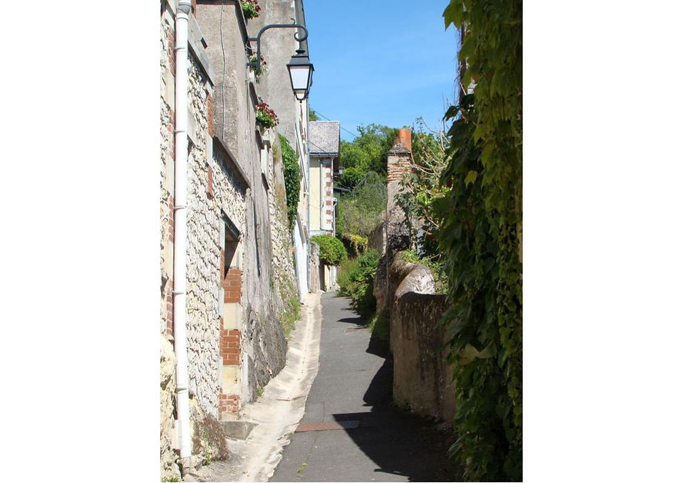 chemin vue d'en bas