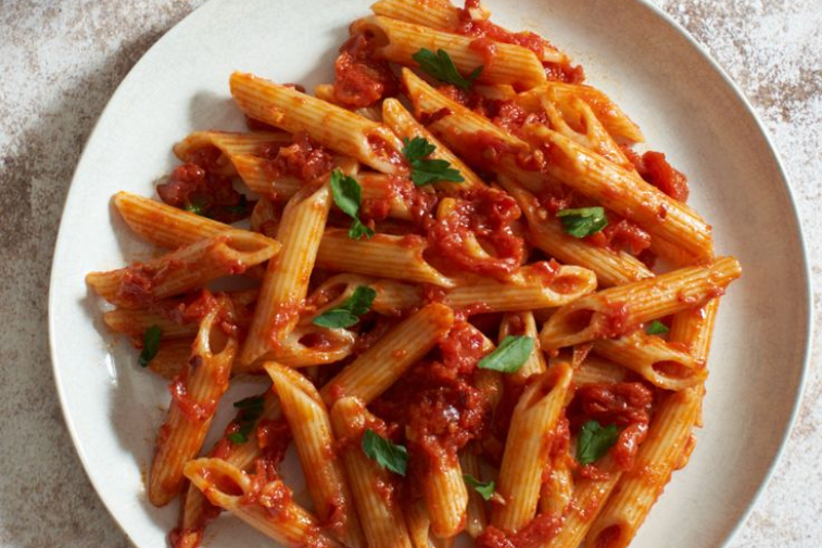 Arranged Food and Objects