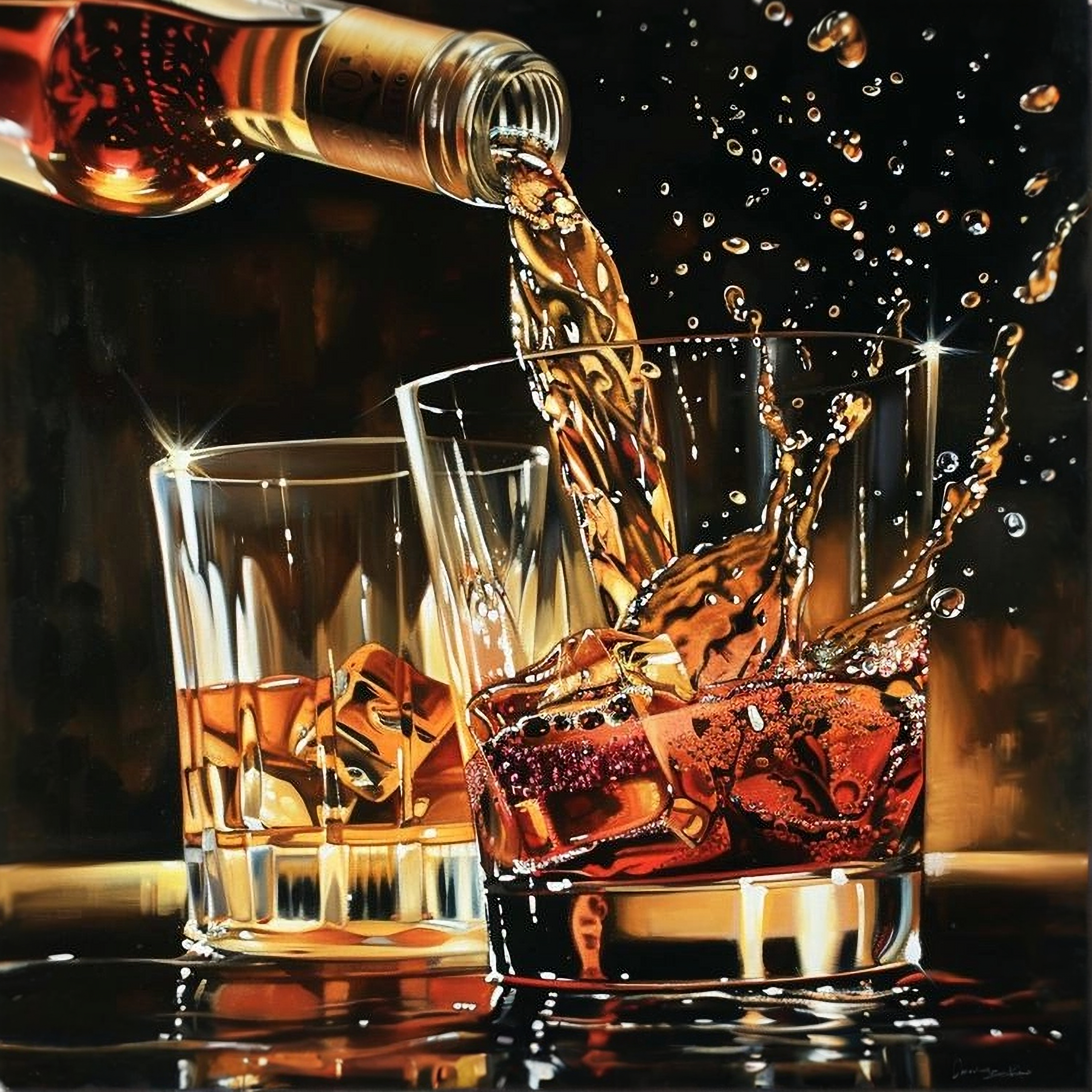 Arranged Food and Objects