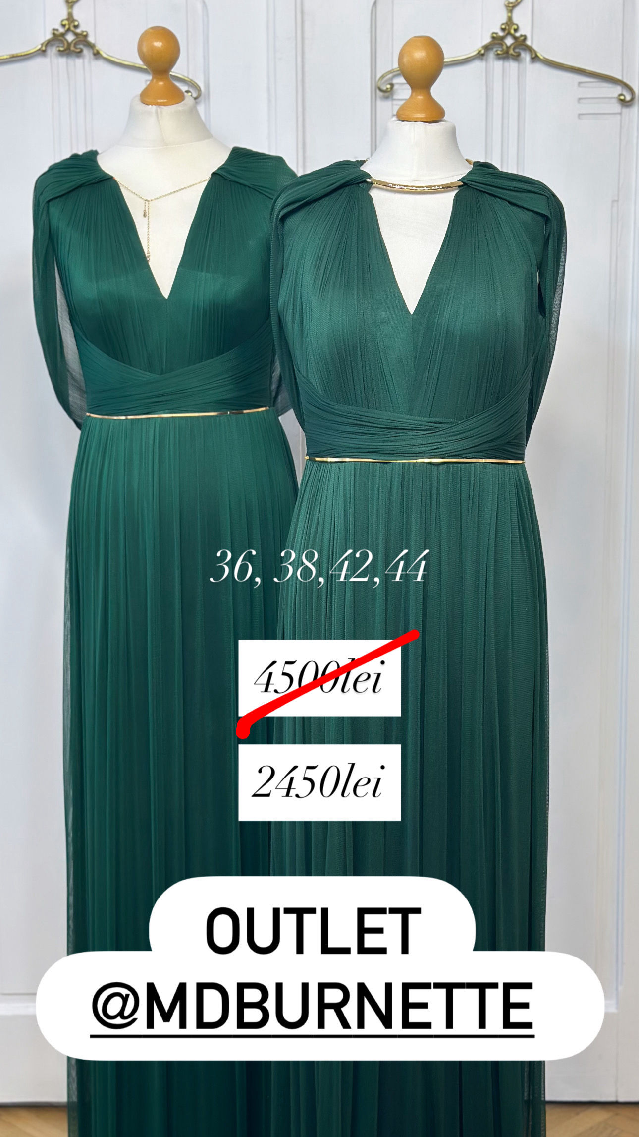 Outlet Rochie Hera -  100% mătase