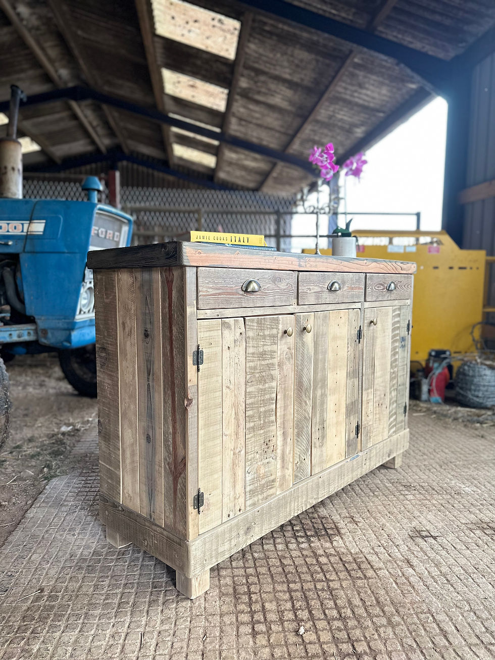 Sideboard upcycled and looking good