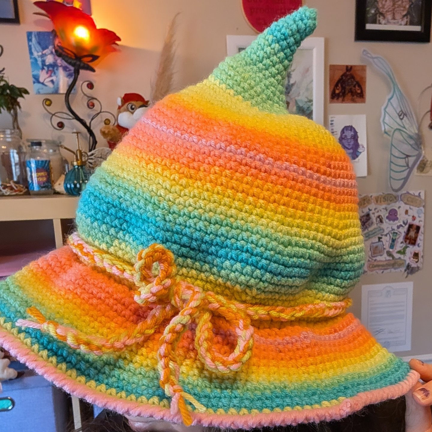 Pastel Truffle Witch Hat
