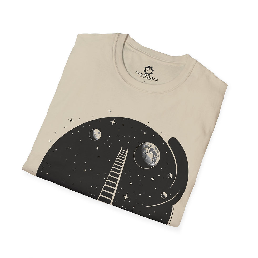 Thumbnail: To Boldly Paint - Unisex Softstyle T-Shirt