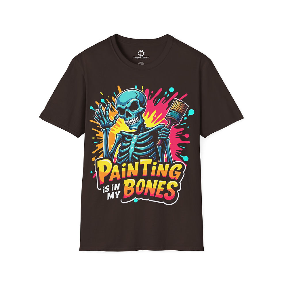 Thumbnail: Painting Is In My Bones - Unisex Softstyle T-Shirt