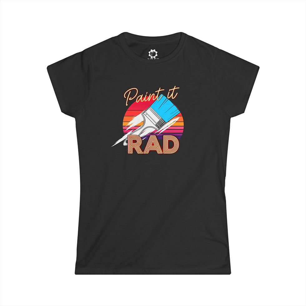 Paint it RAD - Women's Softstyle T-Shirt