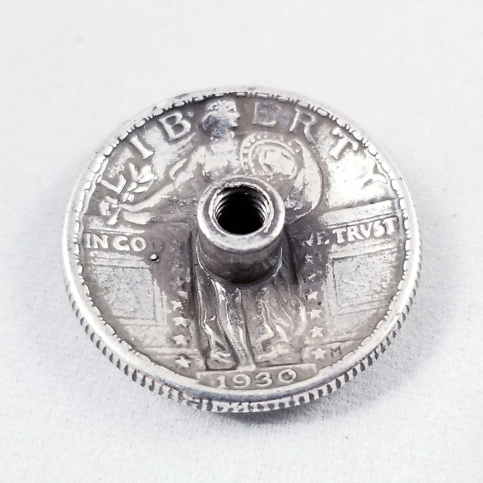 Thumbnail: Vintage Hand Crafted Quarter Button Set