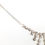 Thumbnail: 1920 Sterling & Paste Fringe Necklace