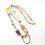 Thumbnail: Artisan Crafted Blue Coral & Amber 36" Necklace