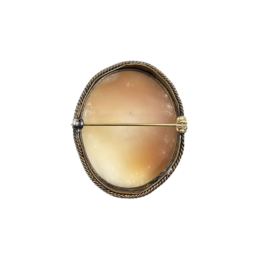 Thumbnail: 12k Gold Antique Shell Cameo