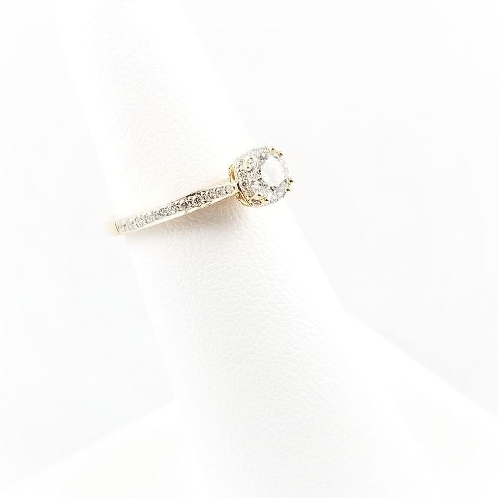 Thumbnail: 18k Tacori .85ct Diamond Engagement Ring