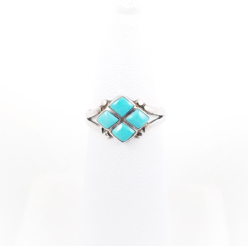 Thumbnail: Artisan Crafted Sterling & Turquoise Ring