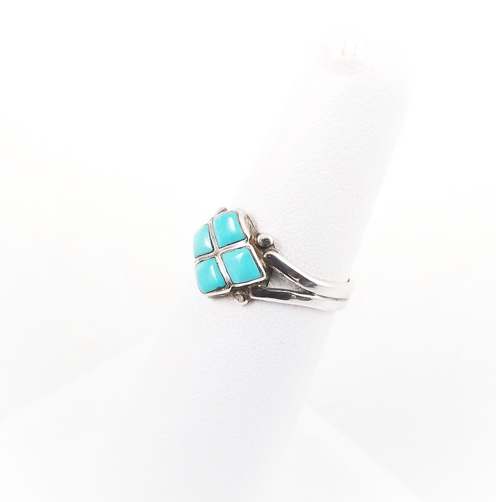 Thumbnail: Artisan Crafted Sterling & Turquoise Ring
