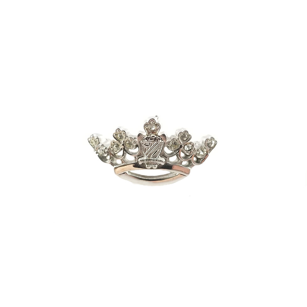 Thumbnail: Beta Sigma Phi Shield Sorority Queen Crown Pin