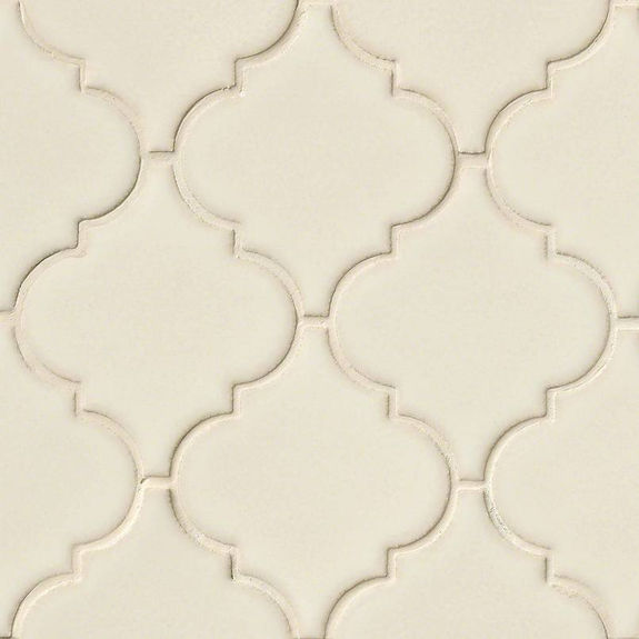 ANTIQUE WHITE ARABESQUE