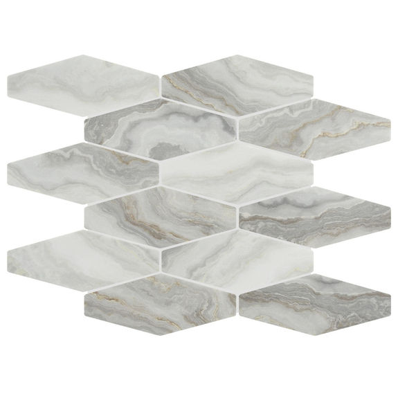 MOSAÏQUE HEX ÉTIRÉE GREYHEX23