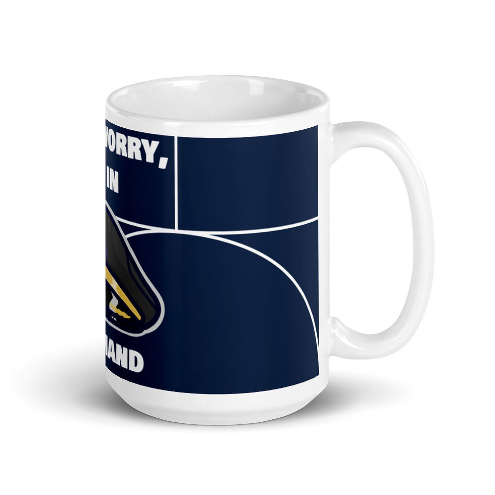Thumbnail: White glossy mug - I'm in Command