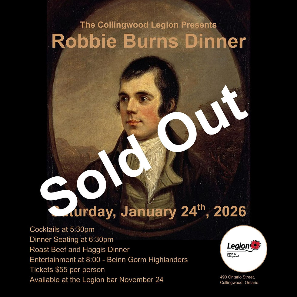 Robbie Burns Dinner