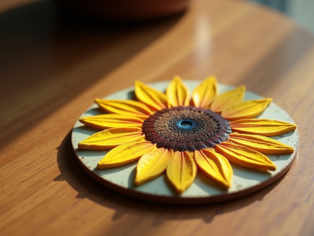 Sunflower Coaster Projects for Unique Party Themes