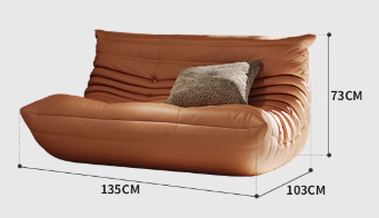 Thumbnail: Caterpillar Togo Sofa (Leather)