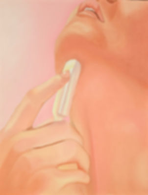 Kathryn Marie Hogan: "Chin with Tampon"