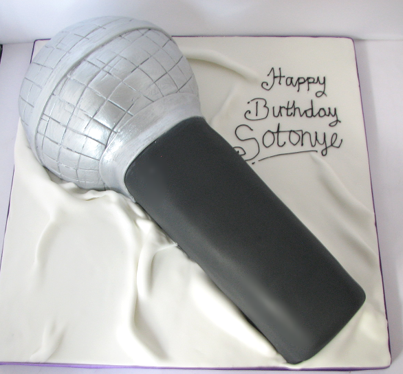 Microphone Cake