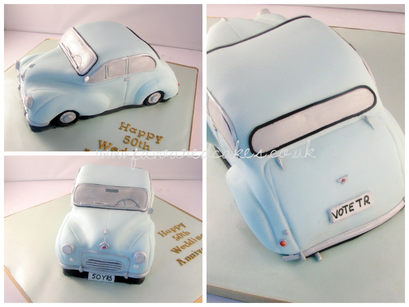 Morris Minor Car Cake