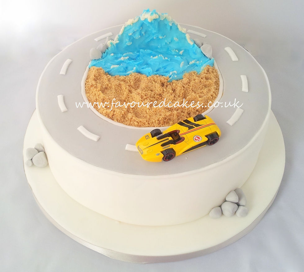 Beach Theme Cake