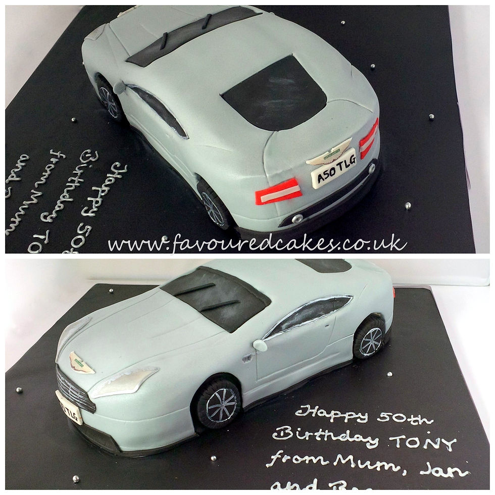 Aston Martin Car Cake