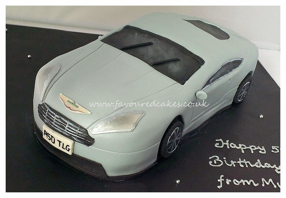Aston Martin Car Cake
