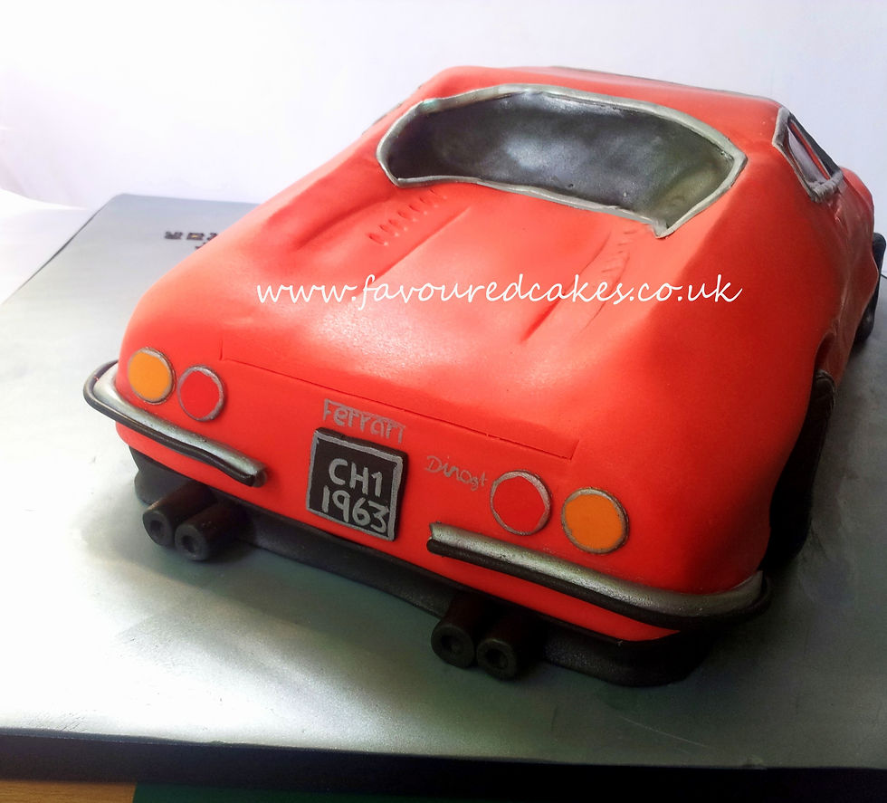 Ferrari Dino Car Cake