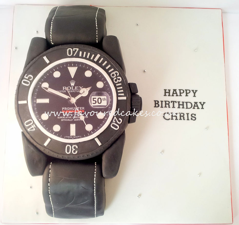 Rolex Watch Cake