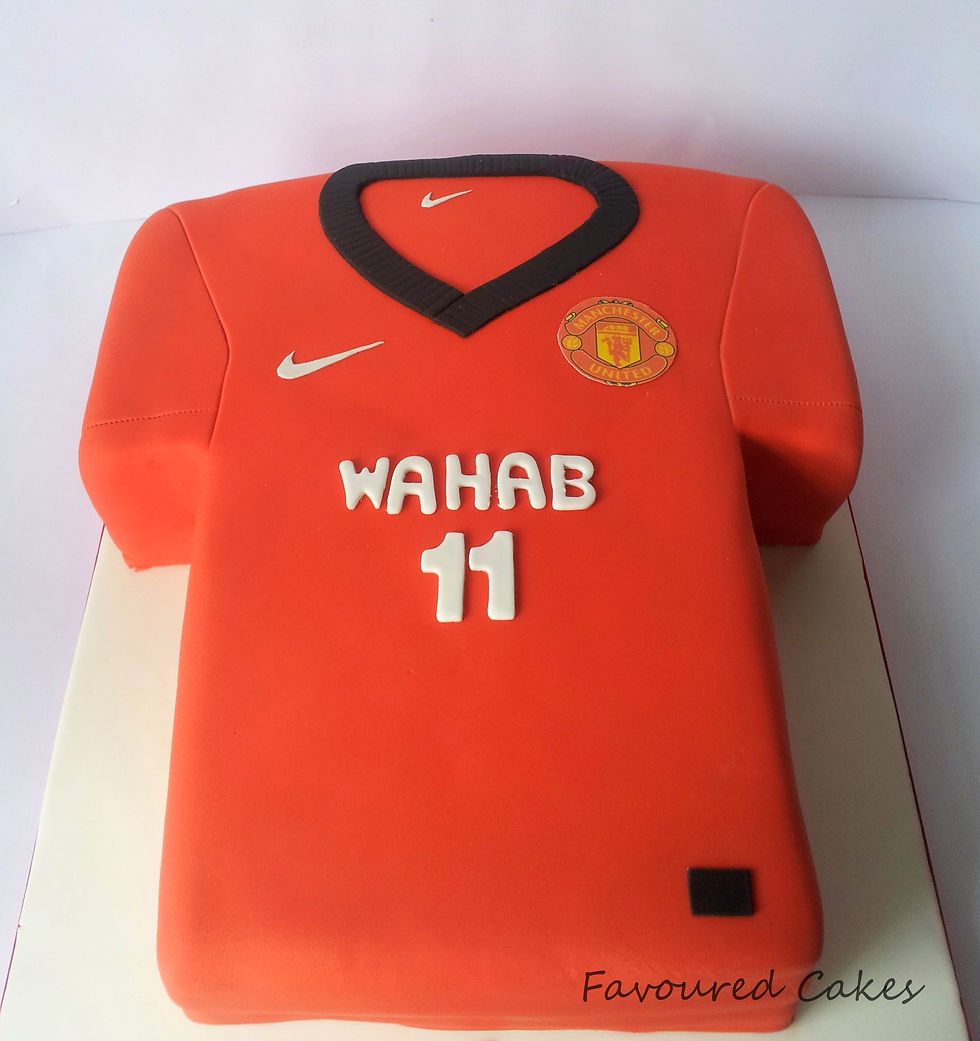 Man U T-Shirt Cake