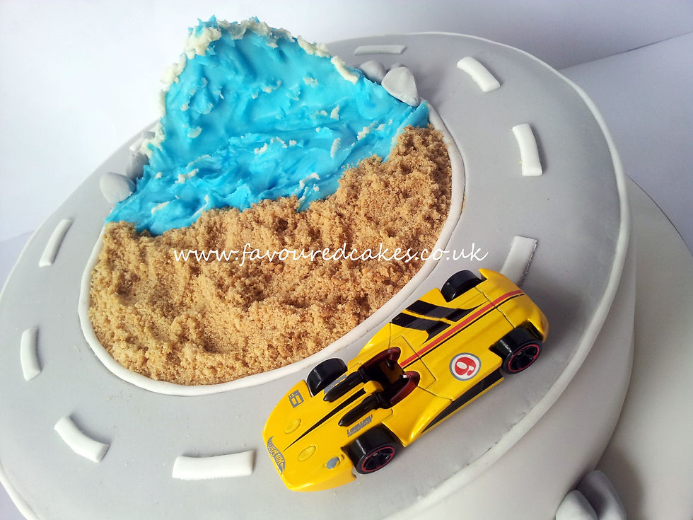 Beach Theme Cake