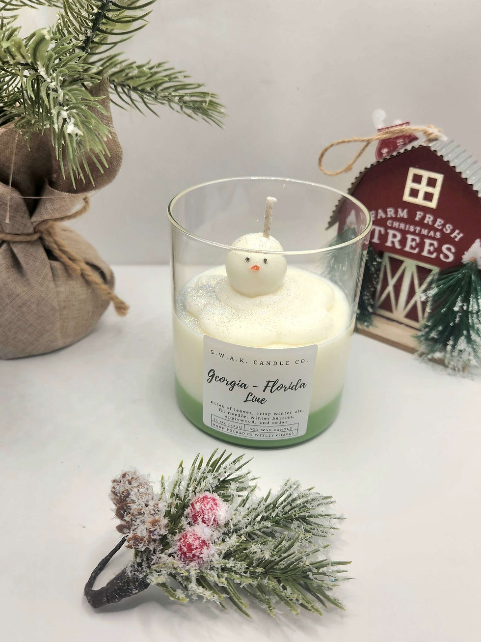 Thumbnail: Georgia - Florida  Line Custom Candle - Applewood Fir Needle