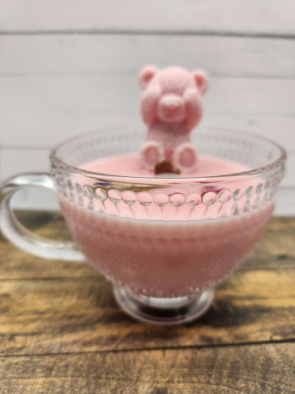 Thumbnail: Oh, Sweet Baby Girl Candle w/teddy bear