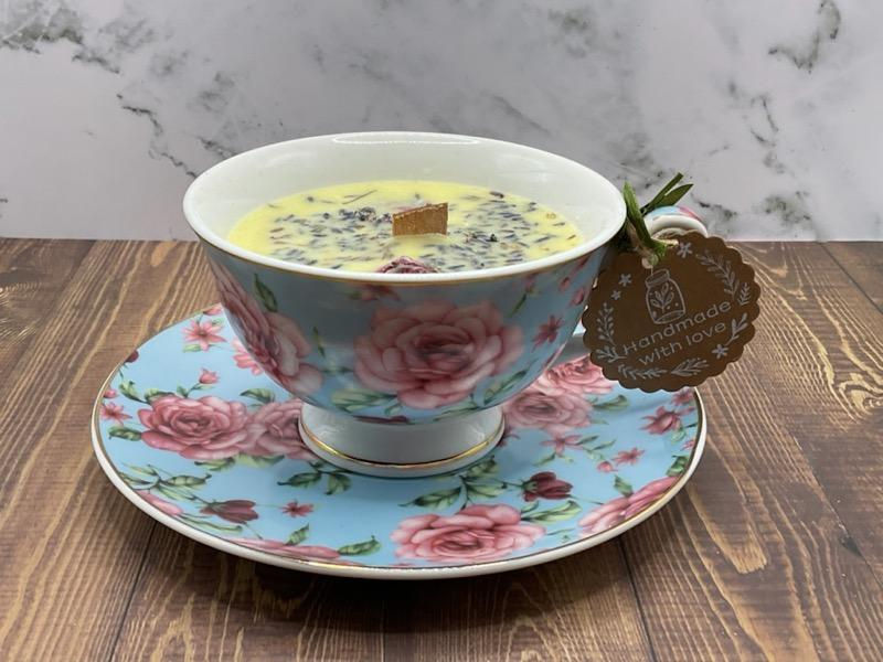 Thumbnail: Shirley Jean  Luxury Teacup Candle - Lemongrass