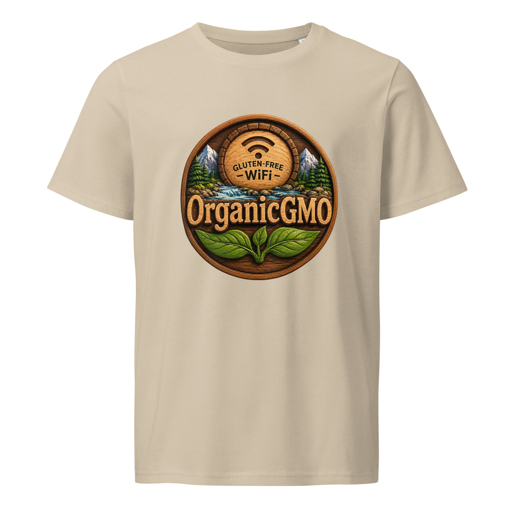 Unisex Organic Mid-Light t-shirt ROUND LOGO
