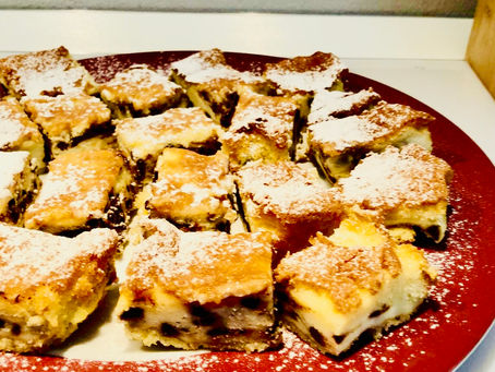 Torta con crema di Ricotta e Cioccolato fondente