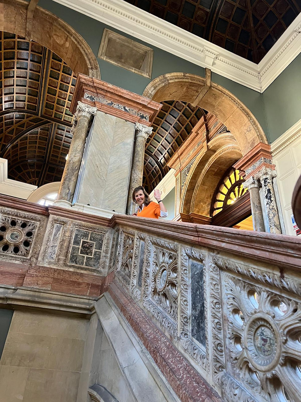 Caroline Boxall at the Examination School, Oxford