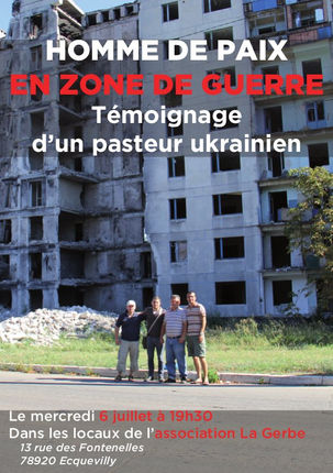 Homme de paix en zone de guerre