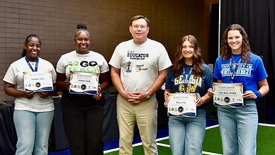Craig with PAGE Scholarship Recipients.jpeg