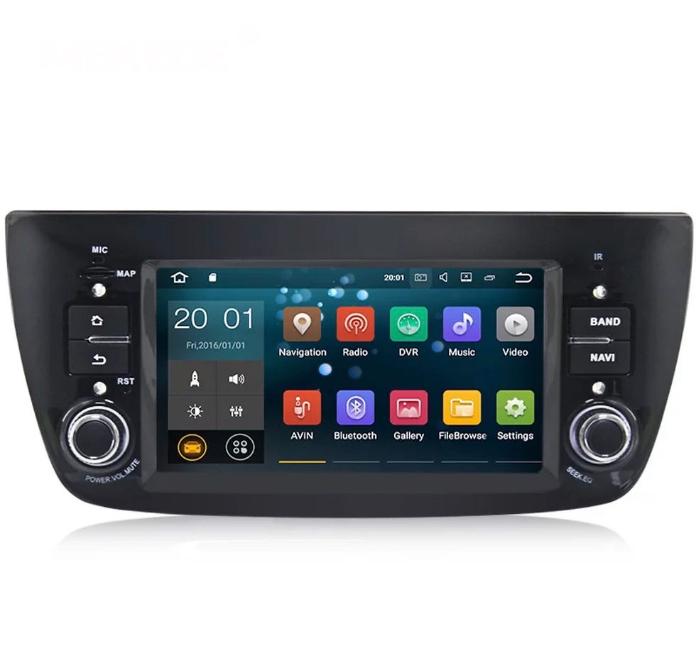 Fiat Doblo Car DVD Player Android 9.0 GPS Navigation Bluetooth Octa-Core
