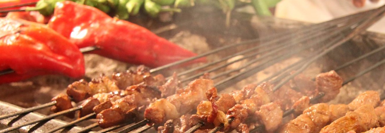 Arranged Food and Objects