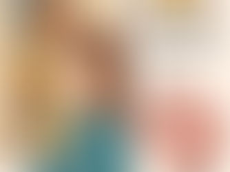 A humorous illustration of a woman opening a snack-filled kitchen cupboard while her cartoon brain looks on. Above her is a thought bubble showing a rainbow and the word “Happiness,” symbolising how the brain links snacks with quick pleasure.