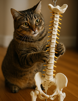20250425_1623_Curious Cat with Spine Model_simple_compose_01jsphsg9ce6q95pk6y20xaz44.png