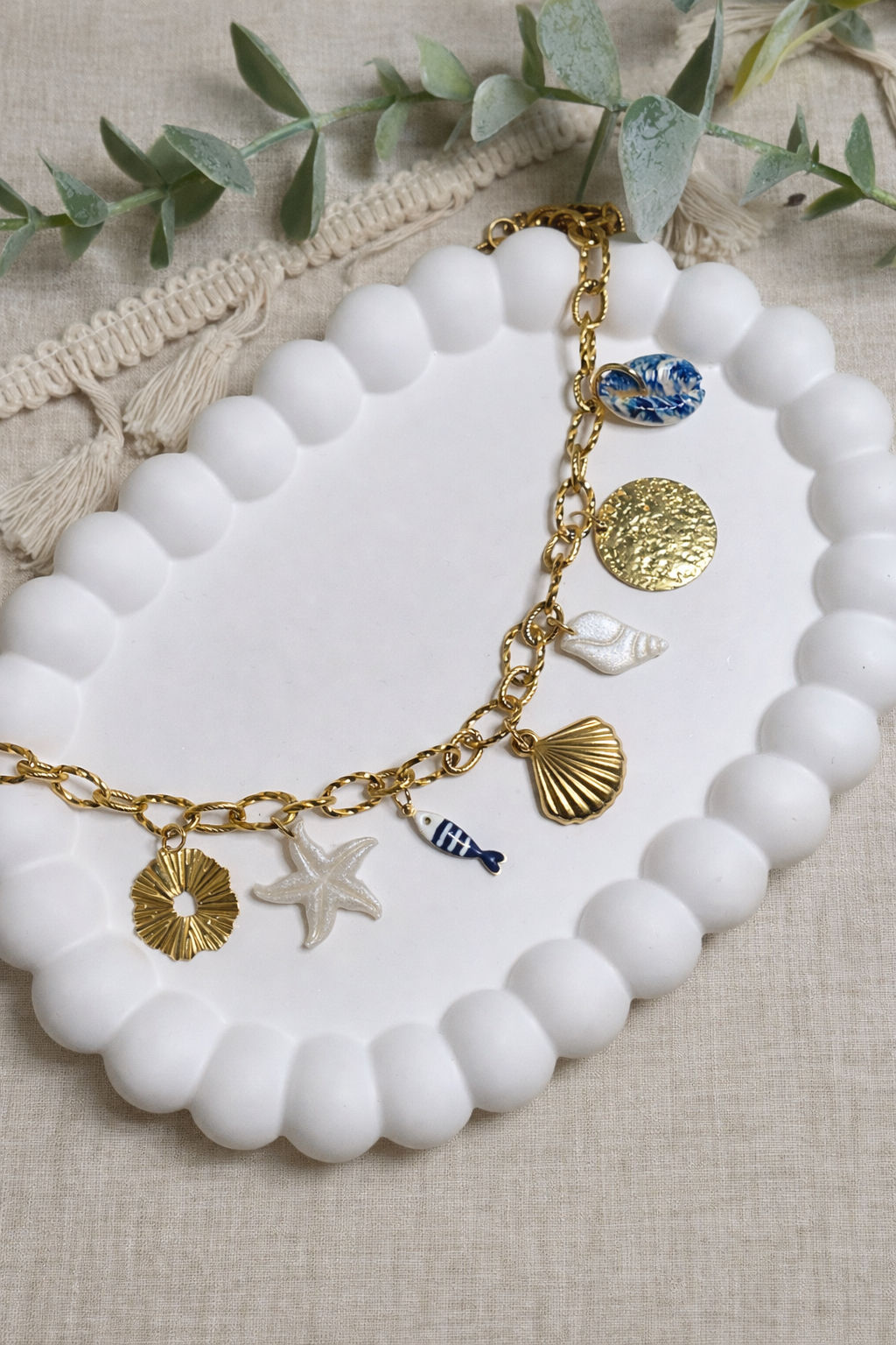 Collier à breloques « Marin »